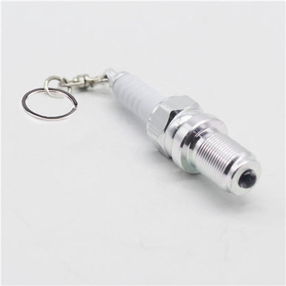 2 PCS Casual LED Key Chain Spark Plug Key Chain Keychain Car Parts Keyring Car Styling Accessories Decoration by buy2fix