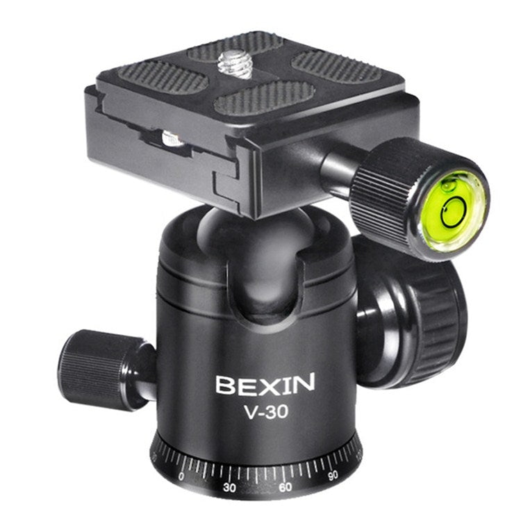 BEXIN 360 Degree Rotation Aluminum Alloy Tripod 30mm Ball Head with Quick Release Plate - Camera Accessories by BEXIN | Online Shopping UK | buy2fix