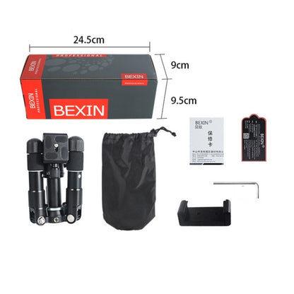 BEXIN Mate 10 Mobile Phone Camera Desktop Aluminum Alloy Tripod Mount Live Broadcast Selfie Stick Tripod - Camera Accessories by BEXIN | Online Shopping UK | buy2fix