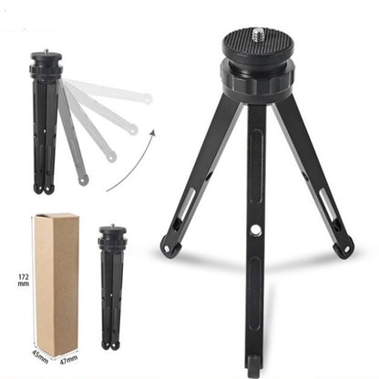 BEXIN Pocket Mini Metal Desktop Tripod Mount Live Broadcast Tripod - Tripods by BEXIN | Online Shopping UK | buy2fix