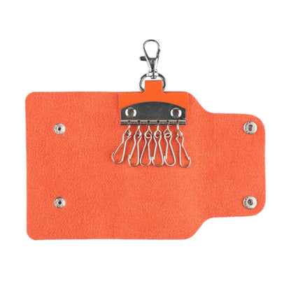 2 PCS Leather Car Key Cover Key Case(Orange) by buy2fix