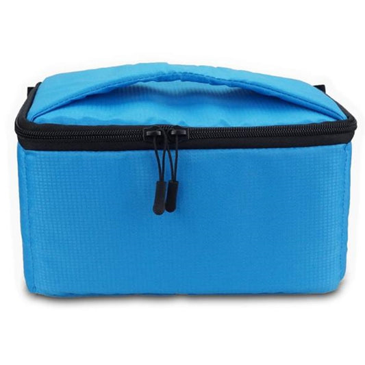 Water-resistant DSLR Padded insert Case Waterproof Zipper Removable Partition Camera Bags(Blue) by buy2fix