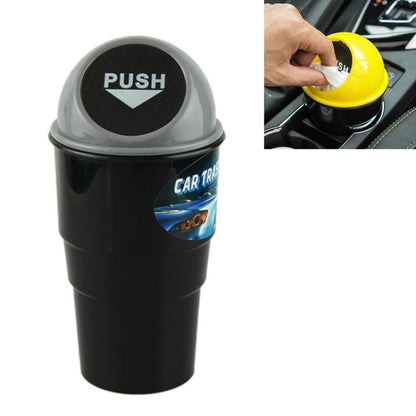 Universal Car Trash Bin Car Garbage Can Rubbish Dust Case Holder Bin Automobile Storage Bucket(Dark Gray) - Stowing Tidying by buy2fix | Online Shopping UK | buy2fix