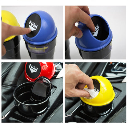 Universal Car Trash Bin Car Garbage Can Rubbish Dust Case Holder Bin Automobile Storage Bucket(Dark Gray) - Stowing Tidying by buy2fix | Online Shopping UK | buy2fix