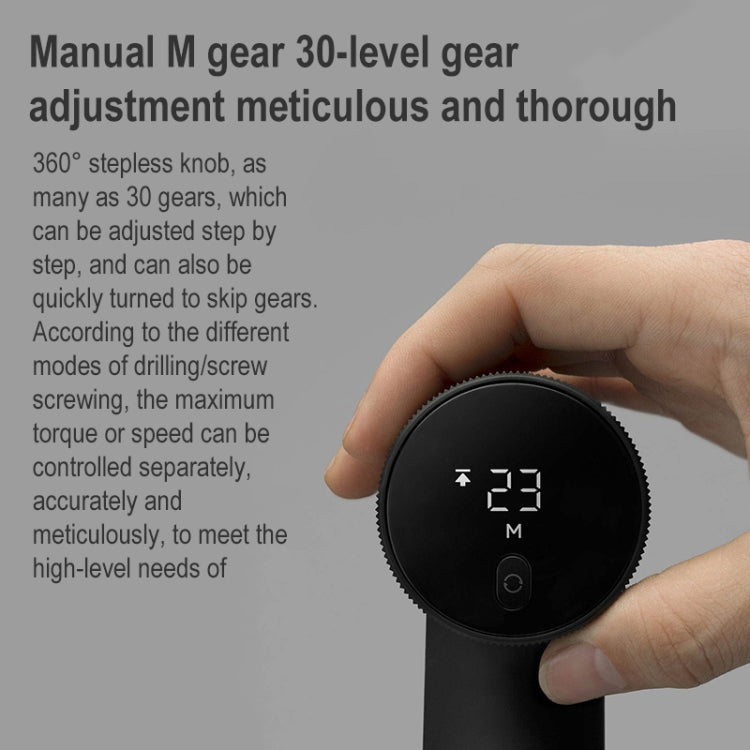 Original Xiaomi Mijia Household Brushless Smart Screen Display Electric Drill, US Plug by Xiaomi