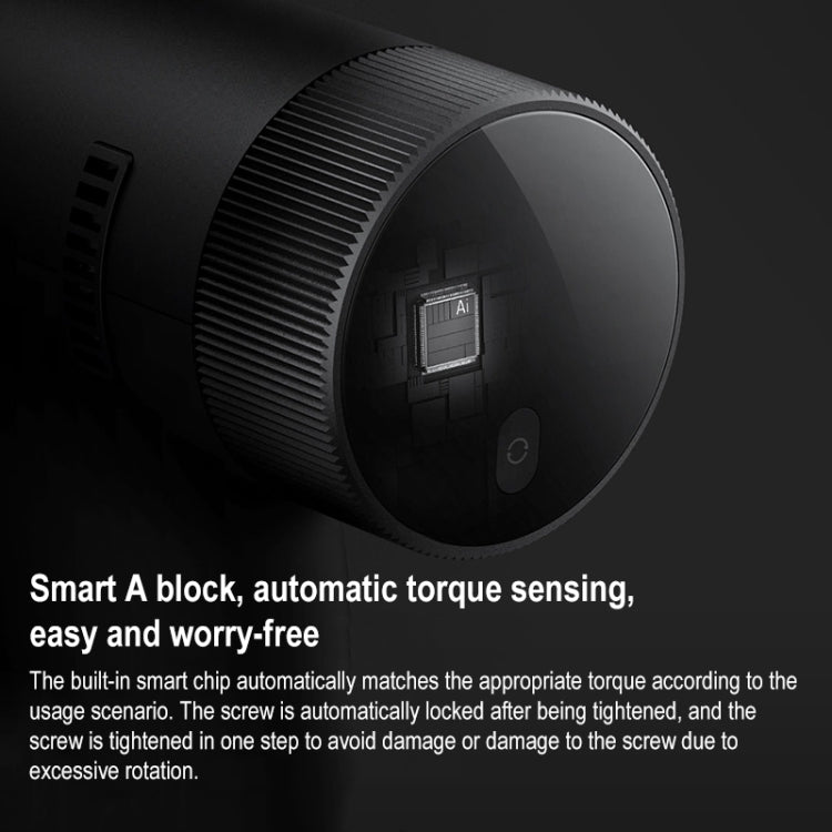 Original Xiaomi Mijia Household Brushless Smart Screen Display Electric Drill, US Plug by Xiaomi