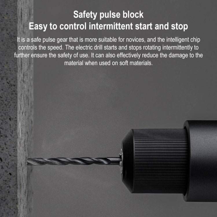 Original Xiaomi Mijia Household Brushless Smart Screen Display Electric Drill, US Plug by Xiaomi
