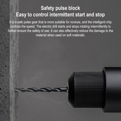 Original Xiaomi Mijia Household Brushless Smart Screen Display Electric Drill, US Plug by Xiaomi