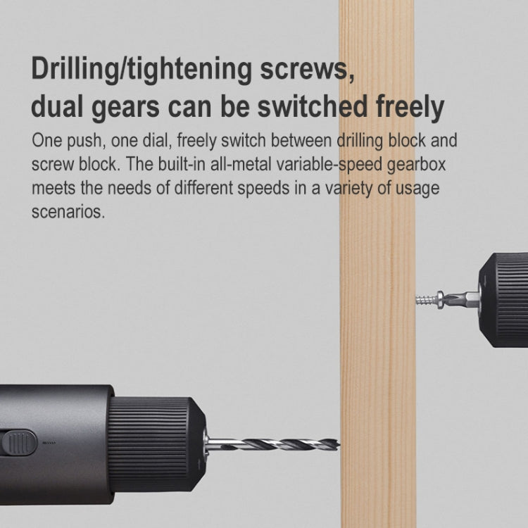 Original Xiaomi Mijia Household Brushless Smart Screen Display Electric Drill, US Plug by Xiaomi