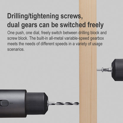 Original Xiaomi Mijia Household Brushless Smart Screen Display Electric Drill, US Plug by Xiaomi