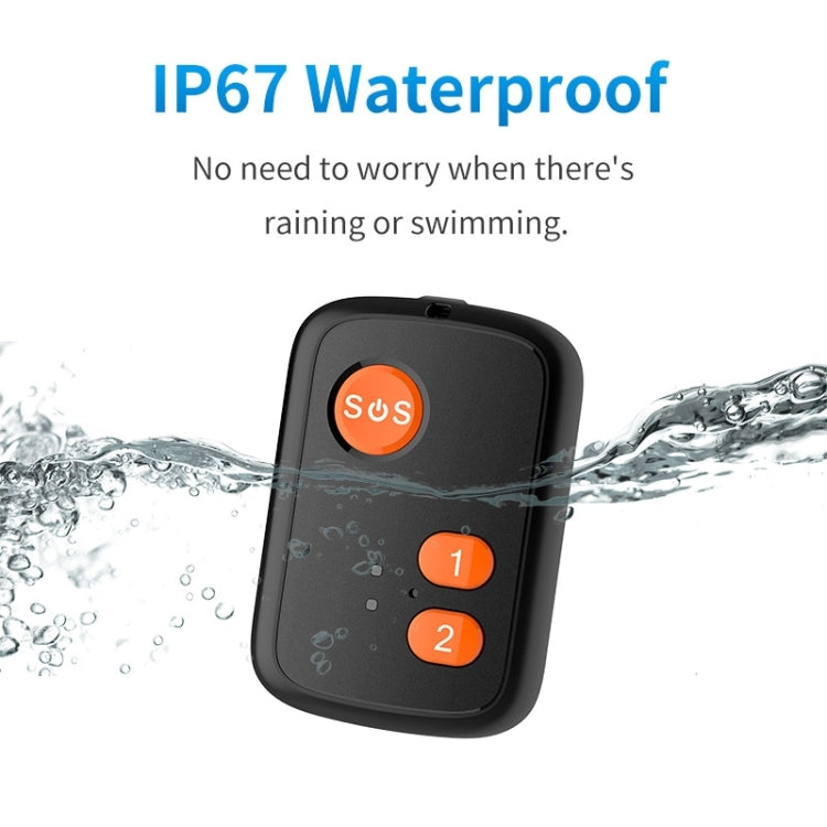 V51 B Style IP67 Waterproof 4G LTE 3G 2G GSM Elderly SOS Button Emergency Alarm GPS Tracker For North America/South America/Australia - In Car by buy2fix | Online Shopping UK | buy2fix
