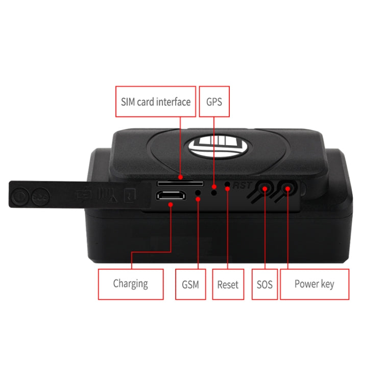 TK202A 2G Car Truck Vehicle Tracking GSM GPRS GPS Tracker Support AGPS, Battery Capacity: 6500MA - In Car by buy2fix | Online Shopping UK | buy2fix