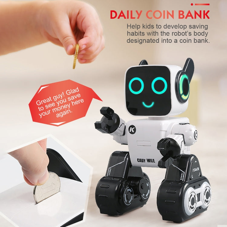 JJR/C R4 Cady Wile 2.4GHz Intelligent Remote Control Robo-advisor Money Management Robots Toy with Colorful LED Light, Remote Control Distance: 15m, Age Range: 8 Years Old Above (Red) - RC Robots by JJR/C | Online Shopping UK | buy2fix