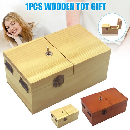Creative Funny Present Novel Wooden Anti-stress Toy without Logo(Light Wood) - Fidget Cube by buy2fix | Online Shopping UK | buy2fix