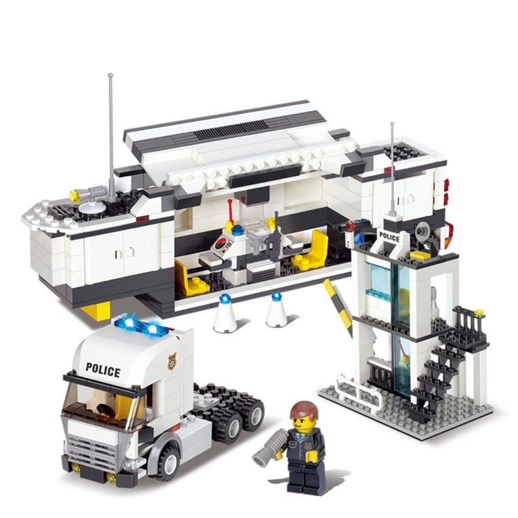 6727 511 PCS Brick Blocks City Police Station Command Vehicle Building Bricks Plastic Blocks Toys, Age Range: 6 Years Old Above - DIY Developmental Toys by buy2fix | Online Shopping UK | buy2fix