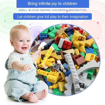 1000 in 1 Intelligent Toys DIY ABS Material Building Blocks with 4 Random Toy Persons, Random Color Delivery - Building Blocks by buy2fix | Online Shopping UK | buy2fix