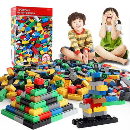 1000 in 1 Intelligent Toys DIY ABS Material Building Blocks, Random Color Delivery - Building Blocks by buy2fix | Online Shopping UK | buy2fix