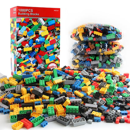 1000 in 1 Intelligent Toys DIY ABS Material Building Blocks, Random Color Delivery - Building Blocks by buy2fix | Online Shopping UK | buy2fix