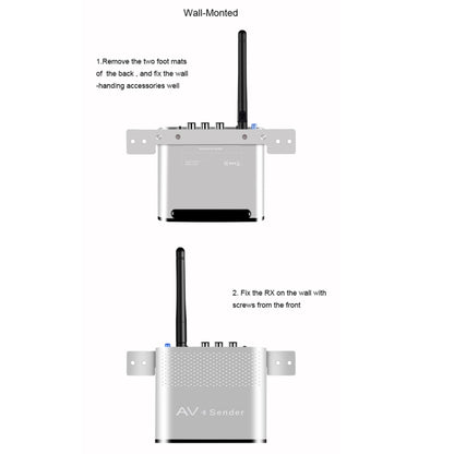 Measy AV220-2 2.4GHz Wireless Audio / Video Transmitter + 2 Receiver with IR Transmission Function, Transmission Distance: 200m - Consumer Electronics by Measy | Online Shopping UK | buy2fix