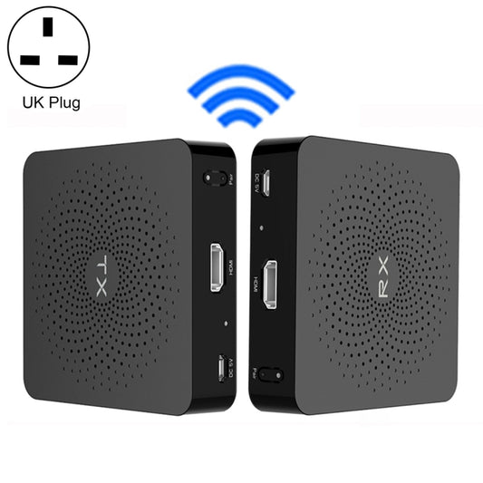 Measy W2H 60GHz 4K Ultra HD Wireless Transmission Kit, Transmission Distance: 30m, UK Plug - Consumer Electronics by Measy | Online Shopping UK | buy2fix