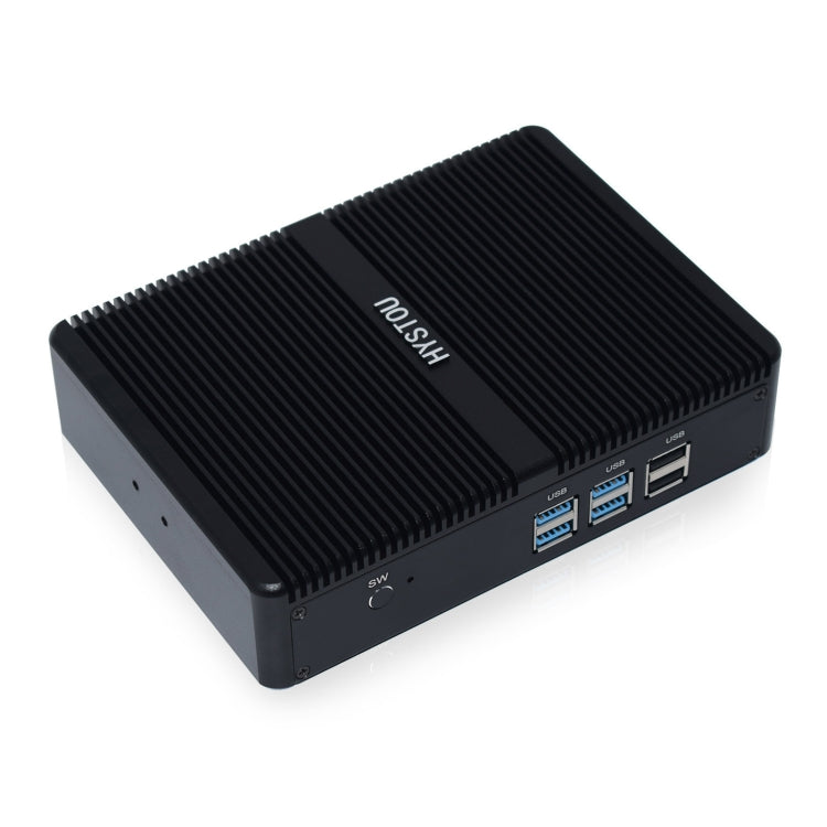 HYSTOU H2 Windows / Linux System Mini PC, Intel Core I3-7167U Dual Core Four Threads up to 2.80GHz, Support mSATA 3.0, 8GB RAM DDR4 + 256GB SSD (Black) - Computer & Networking by HYSTOU | Online Shopping UK | buy2fix