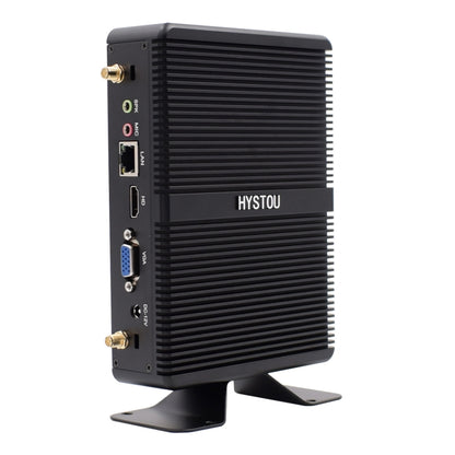 HYSTOU H2 Windows / Linux System Mini PC, Intel Core I3-7167U Dual Core Four Threads up to 2.80GHz, Support mSATA 3.0, 16GB RAM DDR4 + 256GB SSD 500GB HDD (Black) - Computer & Networking by HYSTOU | Online Shopping UK | buy2fix