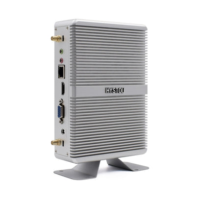 HYSTOU H2 Windows / Linux System Mini PC, Intel Core I5-7267U Dual Core Four Threads up to 3.50GHz, Support mSATA 3.0, 4GB RAM DDR3 + 256GB SSD (White) - Windows Mini PCs by HYSTOU | Online Shopping UK | buy2fix