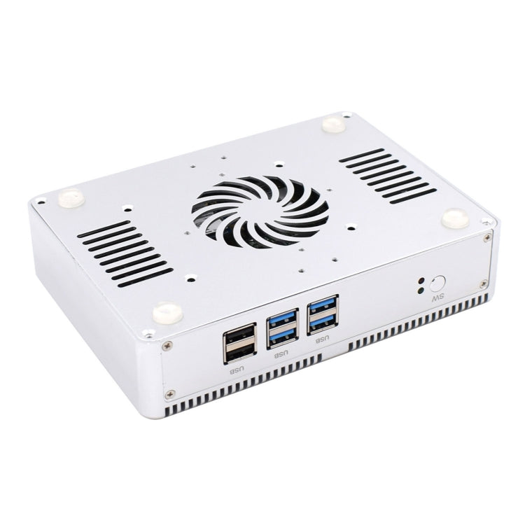 HYSTOU H2 Windows / Linux System Mini PC, Intel Core I5-7267U Dual Core Four Threads up to 3.50GHz, Support mSATA 3.0, 8GB RAM DDR3 + 256GB SSD (White) - Computer & Networking by buy2fix | Online Shopping UK | buy2fix