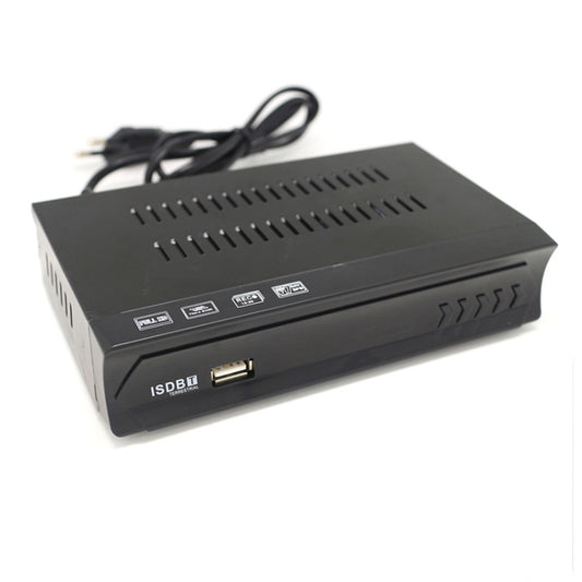 ISDB-T Satellite TV Receiver Set Top Box with Remote Control, For South America, Philippine(EU Plug) by buy2fix