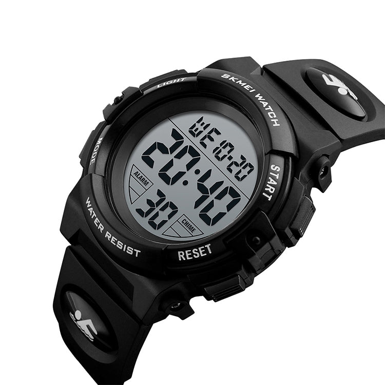 SKMEI 1258 Multifunctional Outdoor Sports Noctilucent Waterproof Wrist Watch, Size: S(Black) - Sport Watches by SKMEI | Online Shopping UK | buy2fix