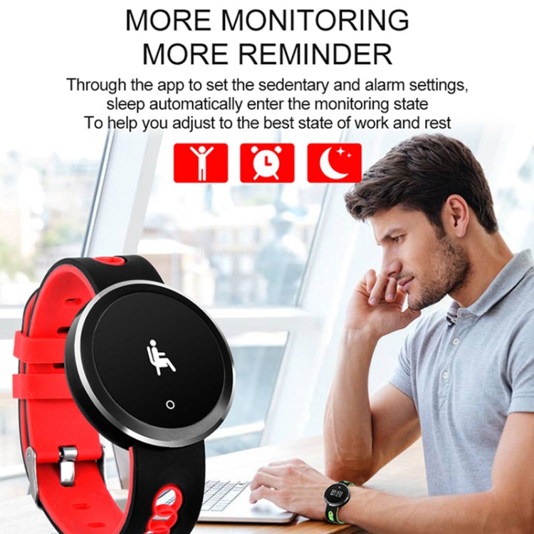 Q7 0.95 inch HD OLED Screen Display Bluetooth Smart Bracelet, IP68 Waterproof, Support Pedometer / Sedentary Reminder / Heart Rate Monitor / Sleep Monitor, Compatible with Android and iOS Phones(Red) - Smart Wear by buy2fix | Online Shopping UK | buy2fix