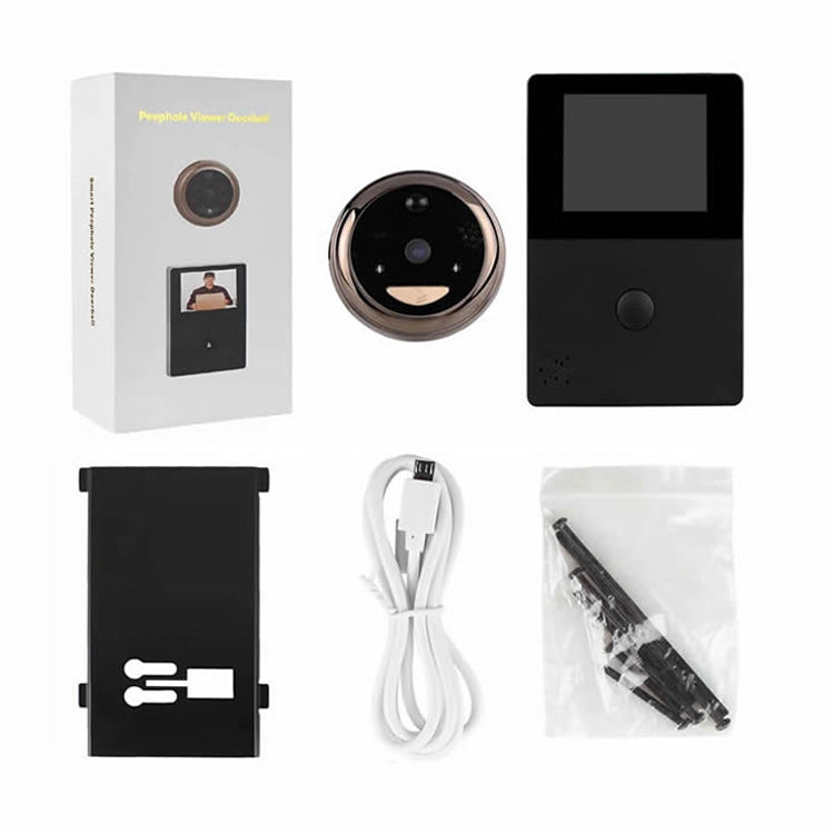 MA5 2.8 inch OLED Display Screen 1.0MP Security Camera Smart WiFi Video Doorbell, Support TF Card (32GB Max) - Security by buy2fix | Online Shopping UK | buy2fix