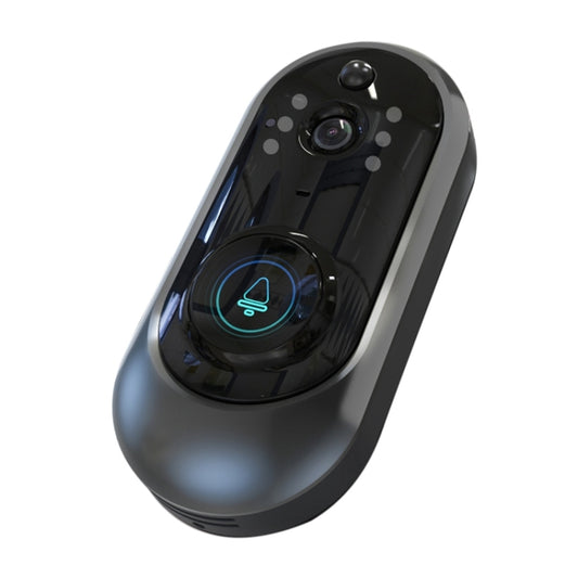 M108 720P 6400mAh Smart WIFI Video Visual Doorbell,Support Phone Remote Monitoring & Real-time Voice Intercom (Black) by buy2fix