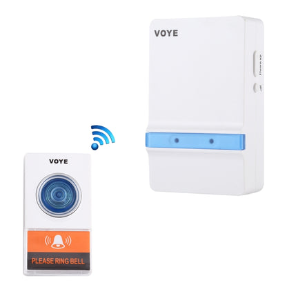 VOYE V012A Home Music Remote Control Wireless Doorbell with 38 Polyphony Sounds (White) - Security by VOYE | Online Shopping UK | buy2fix