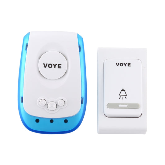 VOYE V009B Home Music Remote Control Wireless Doorbell with 38 Polyphony Sounds, US Plug (White) by VOYE