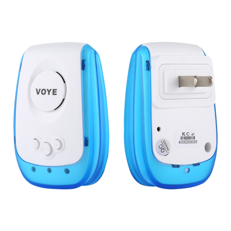 VOYE V009B Home Music Remote Control Wireless Doorbell with 38 Polyphony Sounds, US Plug (White) - Security by VOYE | Online Shopping UK | buy2fix