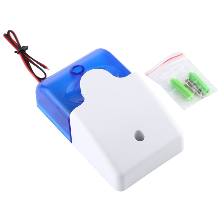 103 Mini Strobe Siren Durable Home Security Alarm System (Blue) - Security by buy2fix | Online Shopping UK | buy2fix