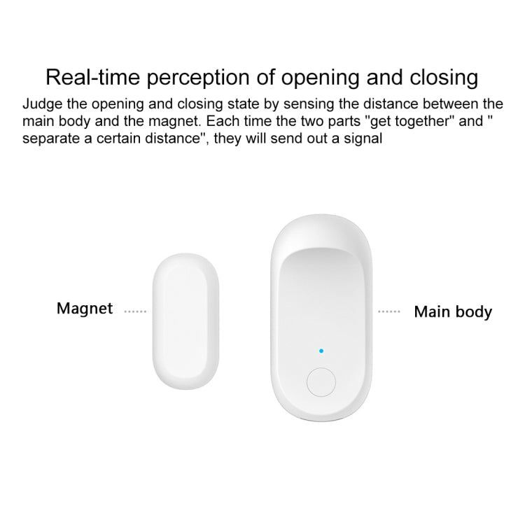 Original Xiaomi Youpin qingping Door and Window Opening and Closing Sensor, Need to be used with CA1001(White) - Security by Xiaomi | Online Shopping UK | buy2fix