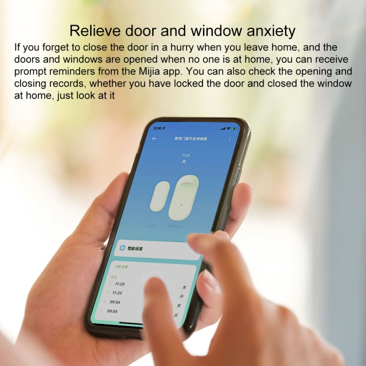Original Xiaomi Youpin qingping Door and Window Opening and Closing Sensor, Need to be used with CA1001(White) - Security by Xiaomi | Online Shopping UK | buy2fix