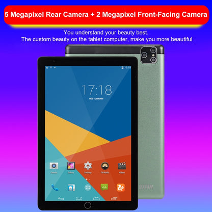 BDF P8 3G Phone Call Tablet PC, 8 inch, 2GB+32GB, Android 9.0, MTK8321 Octa Core Cortex-A7, Support Dual SIM & Bluetooth & WiFi & GPS, EU Plug(Grey) - BDF by BDF | Online Shopping UK | buy2fix