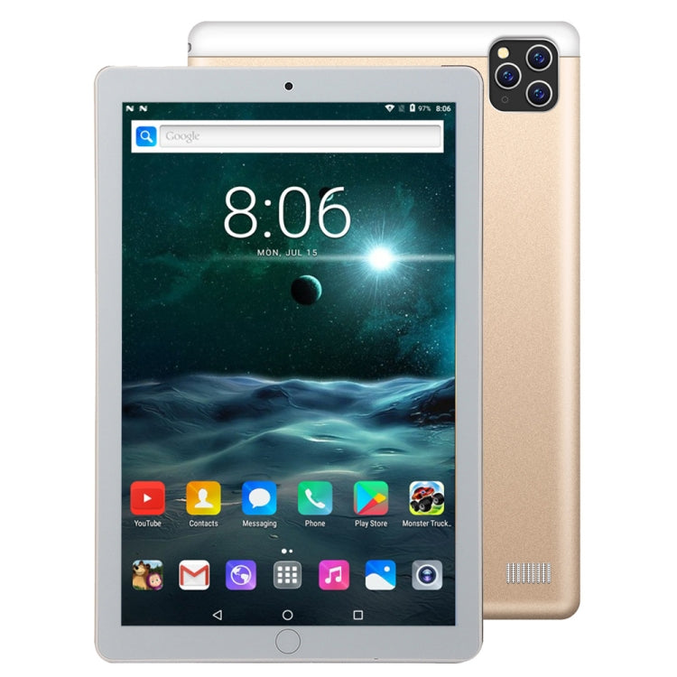 BDF A10 3G Phone Call Tablet PC, 10 inch, 1GB+16GB, Android 5.1, MTK6592 Octa Core Cortex-A7, Support Dual SIM & Bluetooth & WiFi & GPS, EU Plug(Gold) - BDF by BDF | Online Shopping UK | buy2fix