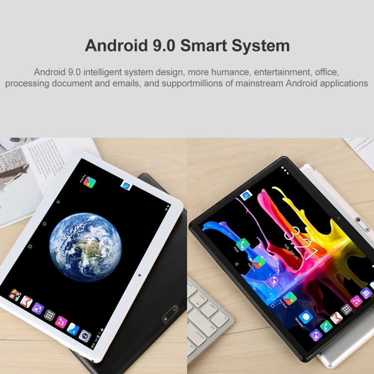 BDF S10 3G Phone Call Tablet PC, 10.1 inch, 2GB+32GB, Android 9.0, MTK8321 Octa Core Cortex-A7, Support Dual SIM & Bluetooth & WiFi & GPS, EU Plug(Black) - BDF by buy2fix | Online Shopping UK | buy2fix