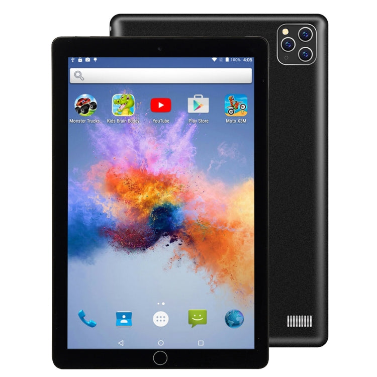 BDF A10 3G Phone Call Tablet PC, 10 inch, 2GB+32GB, Android 9.0, MTK8321 Octa Core Cortex-A7, Support Dual SIM & Bluetooth & WiFi & GPS, EU Plug(Black) - BDF by BDF | Online Shopping UK | buy2fix