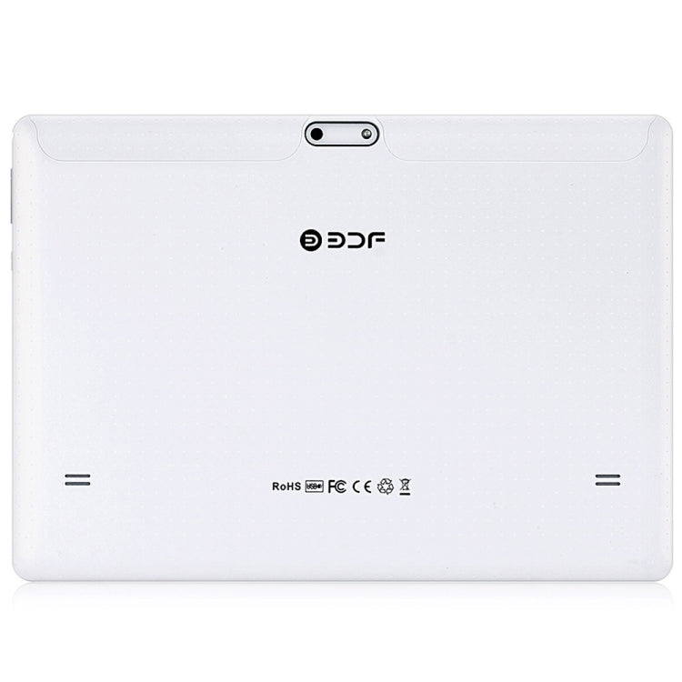 BDF K107 3G Phone Call Tablet PC, 10 inch, 2GB+32GB, Android 9.0, MTK8321 Octa Core, Support Dual SIM & Bluetooth & WiFi & GPS, EU Plug(White) - BDF by BDF | Online Shopping UK | buy2fix