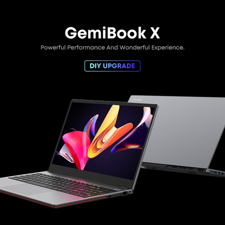 CHUWI GemiBook X Laptop, 15.6 inch, 4GB+128GB, Windows 10 Home, Intel Celeron N5095 Quad Core 2.0GHz-2.9GHz, Support Dual Band WiFi / Bluetooth / RJ45 / HDMI(Dark Gray) - CHUWI by CHUWI | Online Shopping UK | buy2fix