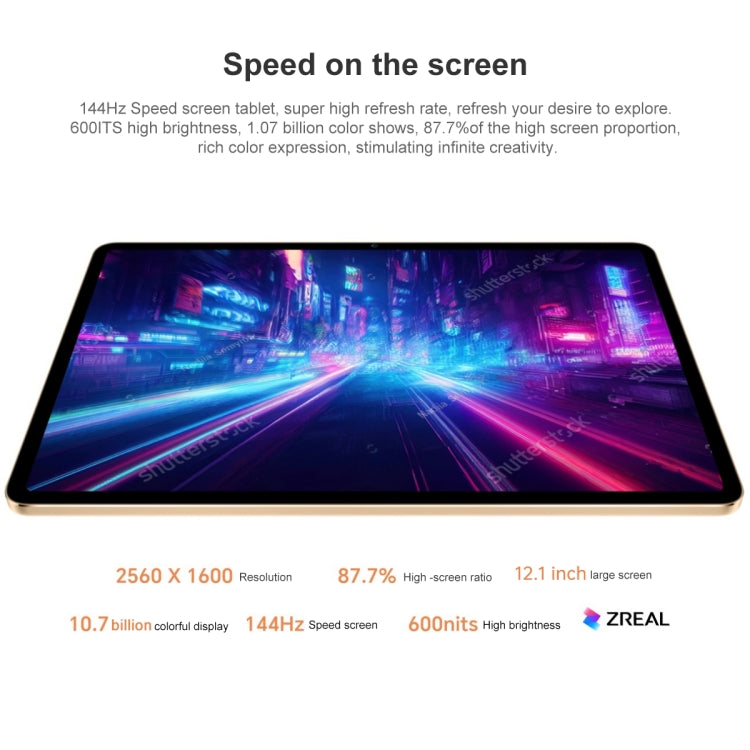 Honor Pad V8 Pro ROD-W09 WiFi, 12.1 inch, 8GB+128GB, MagicOS 7.0 Dimensity 8100 Octa Core, 8 Speakers 10050mAh Large Battery, Not Support Google(Grey) - Huawei by Huawei | Online Shopping UK | buy2fix