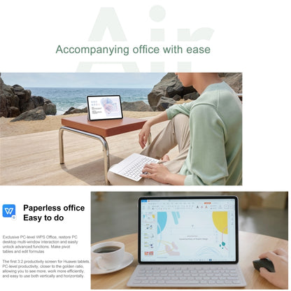 HUAWEI MatePad Air 11.5 inch WIFI DBY2-W00 8GB+128GB, HarmonyOS 3.1 Qualcomm Snapdragon 888 Octa Core, Support Dual WiFi / BT / GPS, Not Support Google Play(Black) - Huawei by Huawei | Online Shopping UK | buy2fix