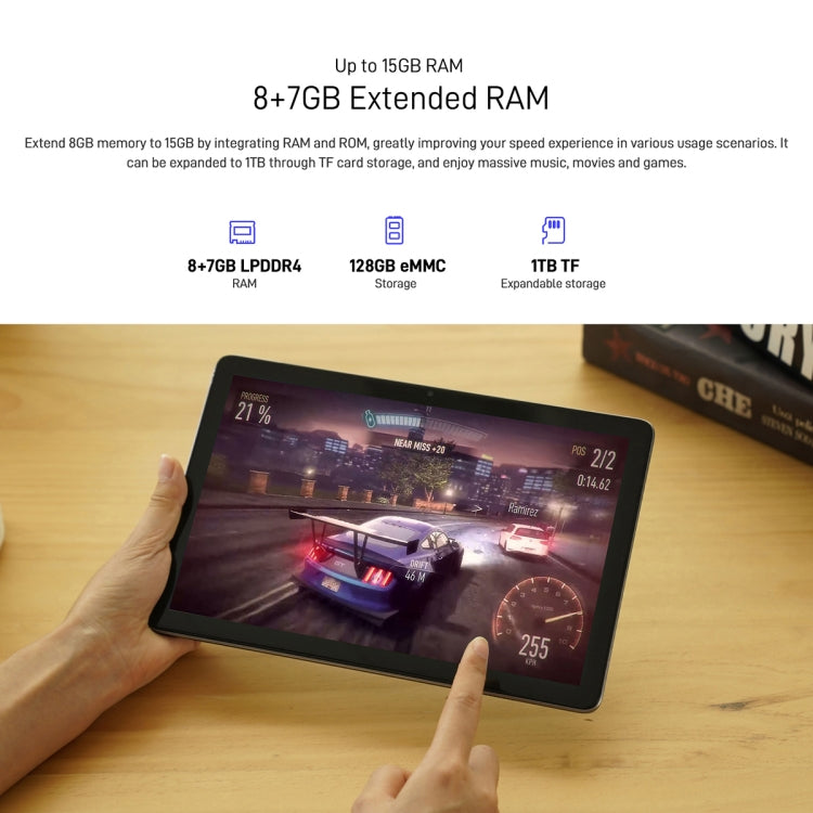 [HK Warehouse] DOOGEE T10 Tablet PC, 10.1 inch, 8GB+128GB, Android 12 Spreadtrum T606 Octa Core 1.6GHz, Support Dual SIM & WiFi & BT, Network: 4G, Global Version with Google Play(Silver) - Other by DOOGEE | Online Shopping UK | buy2fix