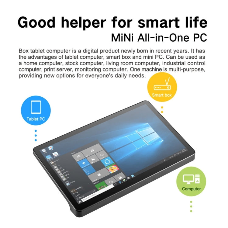 PiPo X15 Mini All-in-One PC & Tablet, 11.6 inch, 8GB+512GB, Windows 10 Home Intel Core i3-5005U 2.0GHz, Support WiFi & Bluetooth & TF Card & HDMI (Black) - PiPO by PiPo | Online Shopping UK | buy2fix