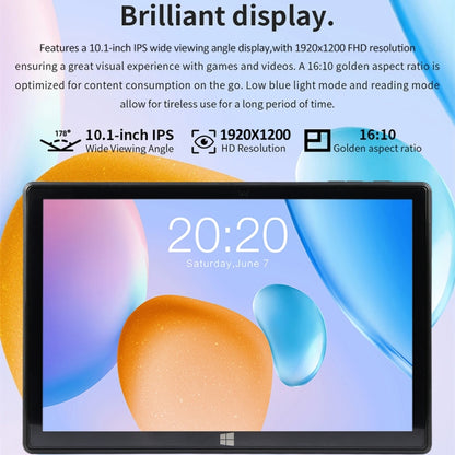 LZ1003 Tablet PC, 10.1 inch, 8GB+128GB, Windows 10, Intel Celeron J3455 Quad Core, Support TF Card & HDMI & BT & Dual WiFi, Not Included Keyboard - Other by buy2fix | Online Shopping UK | buy2fix